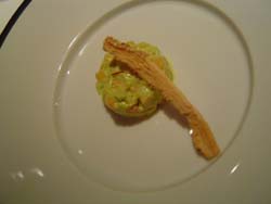 シュバリエ　05.12.01　帆立・アボガドのサラダ