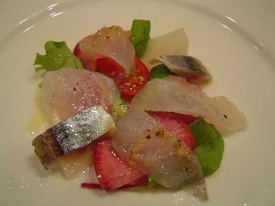 名残の鮎とポルチーニ3 08.10.3