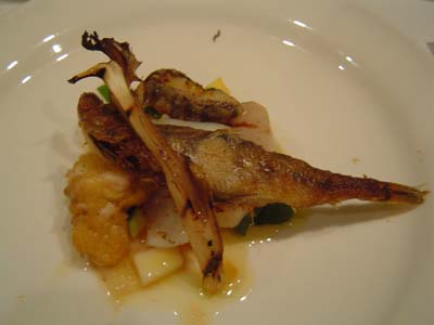 名残の鮎とポルチーニ5 08.10.3