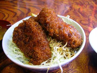 ソースカツ丼ひれ