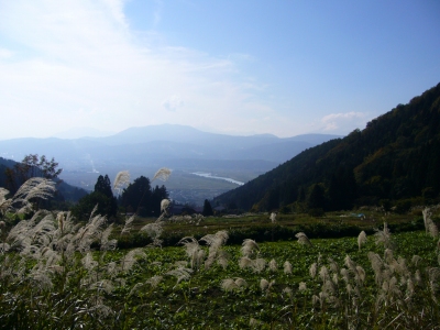 阿弥陀堂から千曲川