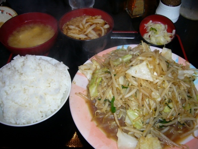 野菜炒め定食