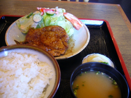 ガーリックチキン定食