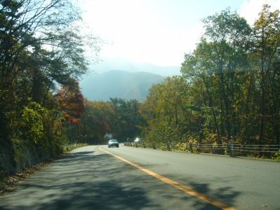 志賀高原あたりの紅葉