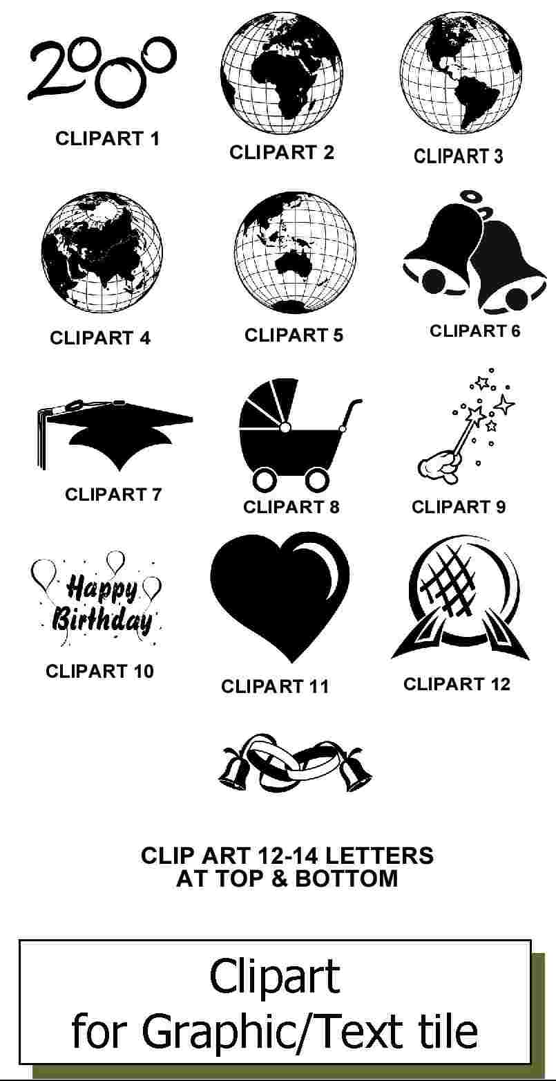 WDW Leave A Legacy CLIPART TEMPLATE