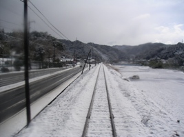 雪の山陰鉄道