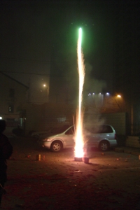 打ちあがる瞬間