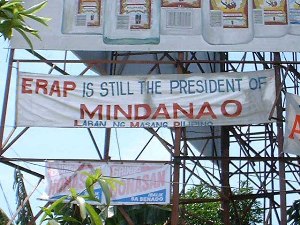 エラップは今でもミンダナオの大統領だ