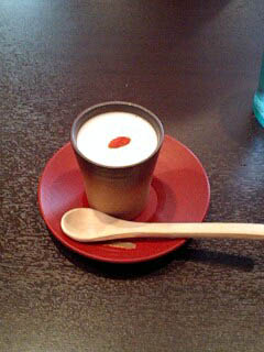 開花屋の杏仁豆腐