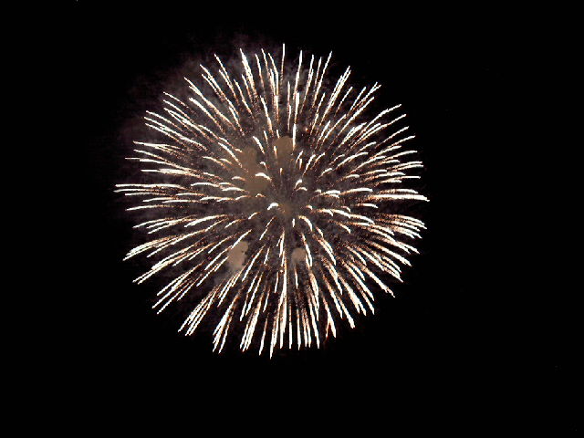 太田花火ハートの花火