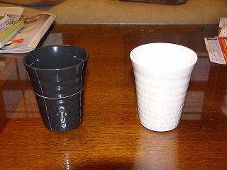 もらった湯のみ