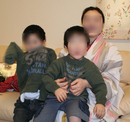 2007.1.2甥たちと