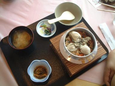 牡蠣釜飯