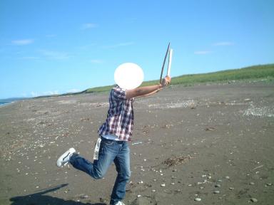 プリンス海で遊ぶ