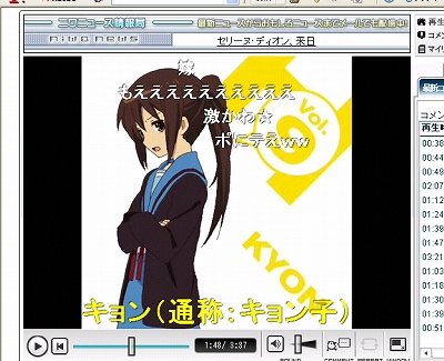 ニコ動画「キョン子」