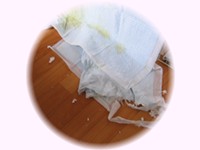 トイレシーツがボロボロ・・・。