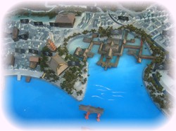 宮島の模型