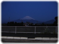 富士山が見えました！