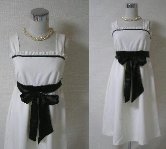 バイカラー姫ワンピ