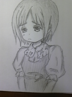 小萌先生　俯き