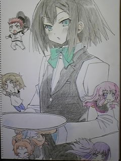 バカテス文庫3.5巻表紙　着色後　小