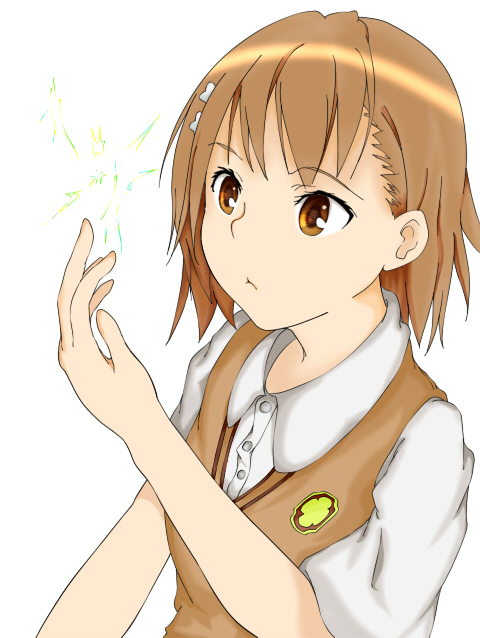 デジタル　御坂美琴　本塗り