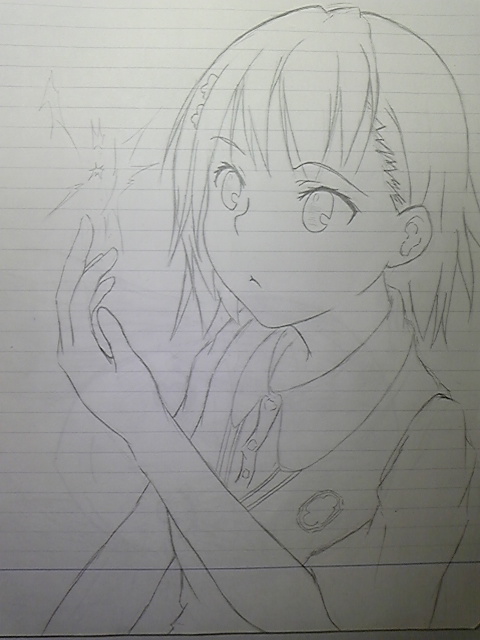 デジタル　御坂美琴　元絵