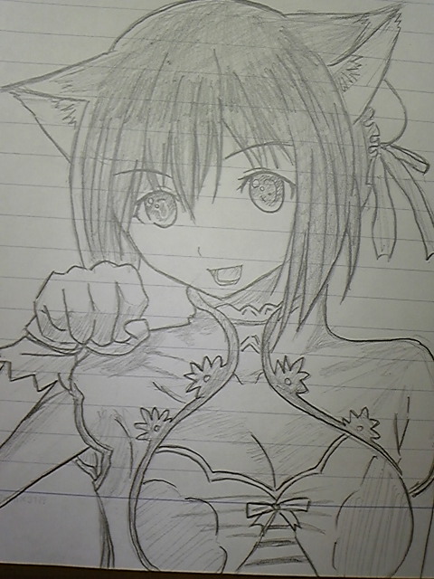 Shining Hearts　シャオメイ　模写