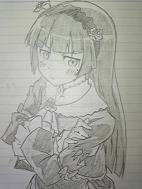 俺の妹がこんなに可愛いわけがない　黒猫　その1　拡大