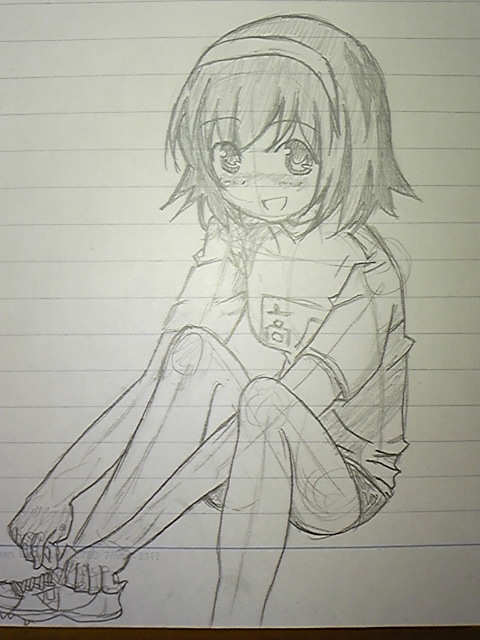 高原歩美　その1　模写