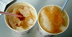 080801　天の川カキ氷　梨＆イチジク