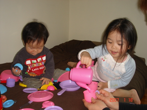 ベッドでおままごと２