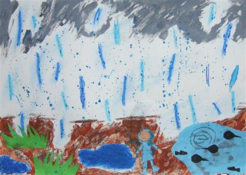 20110610子供の絵 梅雨