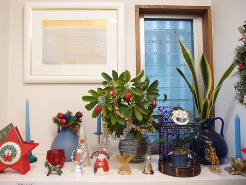 20111219アトリエのクリスマスデコレーション２