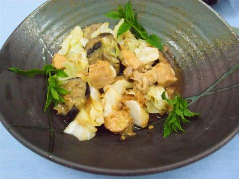 20110619テンペの味噌炒め