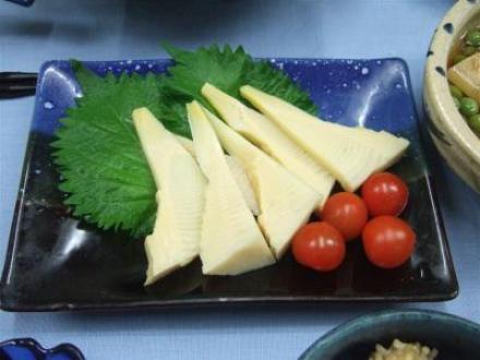 20110428茹で筍のさしみ