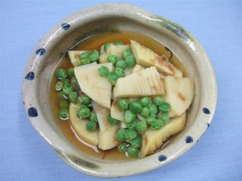 20110428筍とグリーンピース