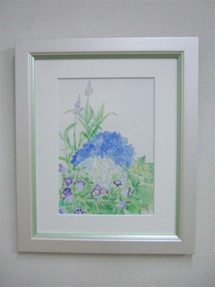 20110603紫陽花とトレニア