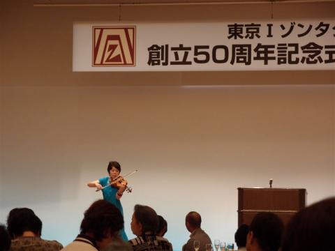 20110703ヴァイオリン演奏 佐藤美代子氏