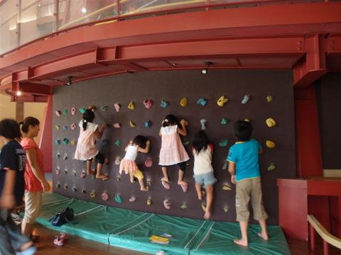 ウォールクライミングの練習