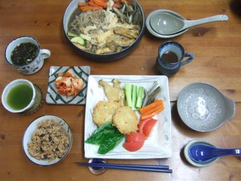 20070717玄米”彩”食ー46押し豆腐のコロッケ