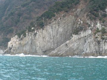 蘇洞門めぐり：あみかけ岩