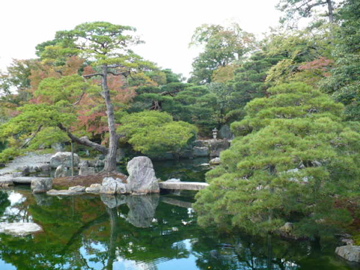 桂離宮・庭園の眺め１