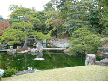桂離宮・庭園の眺め２