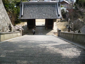 御袖八幡宮の石段＠尾道