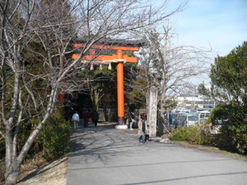 廣瀬神社の入口