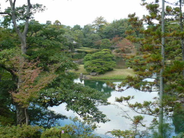 桂離宮・庭園の眺め４