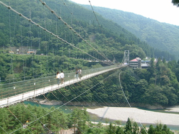 谷瀬の吊り橋１