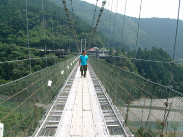 谷瀬の吊り橋３