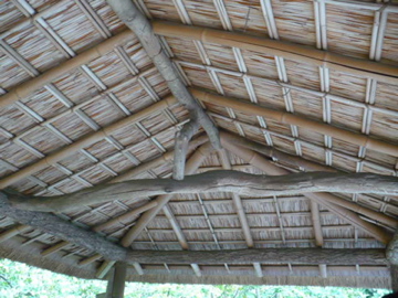 桂離宮・御腰掛屋根裏